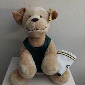 NFL BAB Plush Dog Wearing Green Bay Cheerleading Outfit